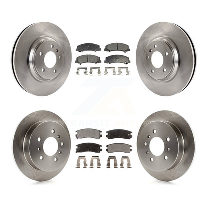 Kit de rotors de frein à disque avant et arrière et plaquettes en céramique pour Buick LaCrosse Allure