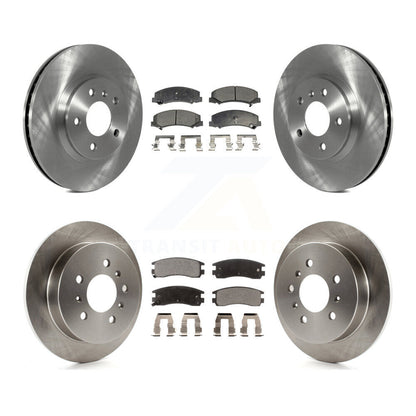 Rotor de frein à disque avant et arrière et Kit de plaquettes en céramique pour Chevrolet Impala Monte Carl