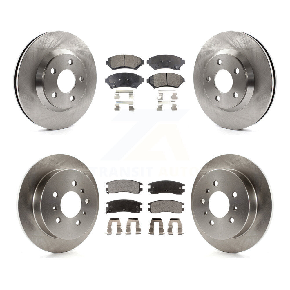 Kit de rotor de frein avant et arrière et plaquettes en céramique pour Chevrolet Impala Monte Carl 2005