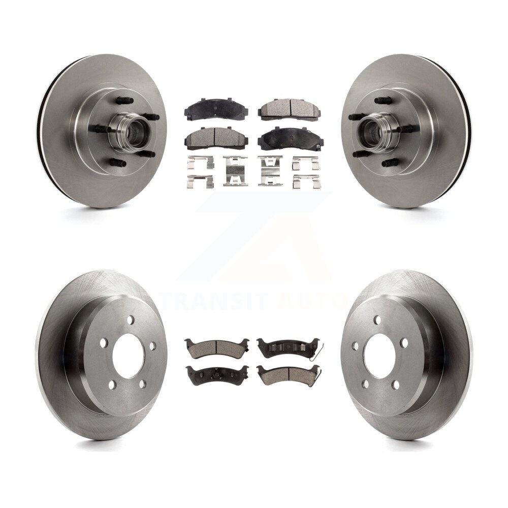 Kit de plaquettes en céramique pour disques de frein avant et arrière, pour Ford Explorer RWD 2001 à partir de 01 02
