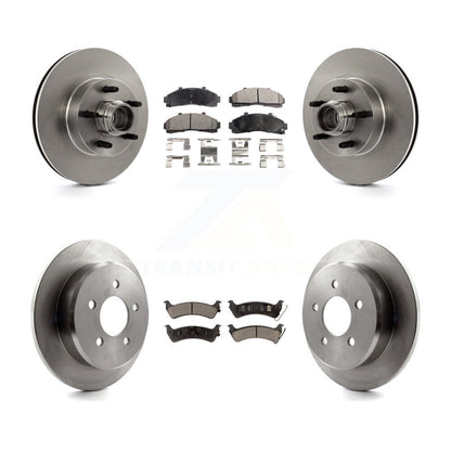 Kit de plaquettes en céramique pour disques de frein avant et arrière, pour Ford Explorer RWD 2001 à partir de 01 02
