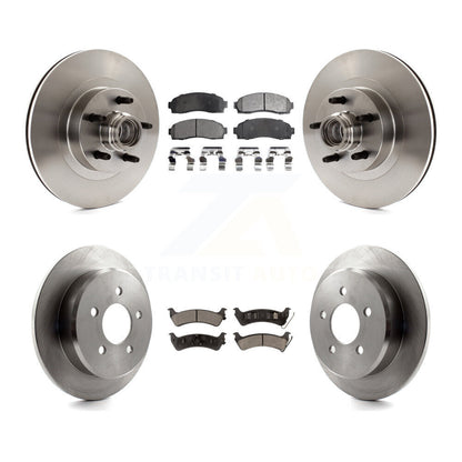 Rotor de frein à disque avant et arrière et Kit de plaquettes en céramique pour Ford Explorer Sport Trac RW