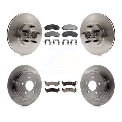 Rotor de frein à disque avant et arrière et Kit de plaquettes en céramique pour Ford Explorer Sport Trac RW