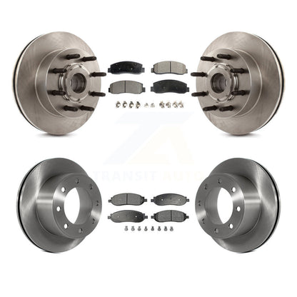 Kit de plaquettes de frein en céramique, Rotors de frein à disque avant et arrière, pour Ford F-350 Super Duty F-250 RW