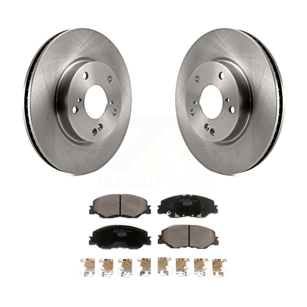 Kit de disques de frein à disque avant et plaquettes en céramique pour Honda Civic Insight K8T-103379