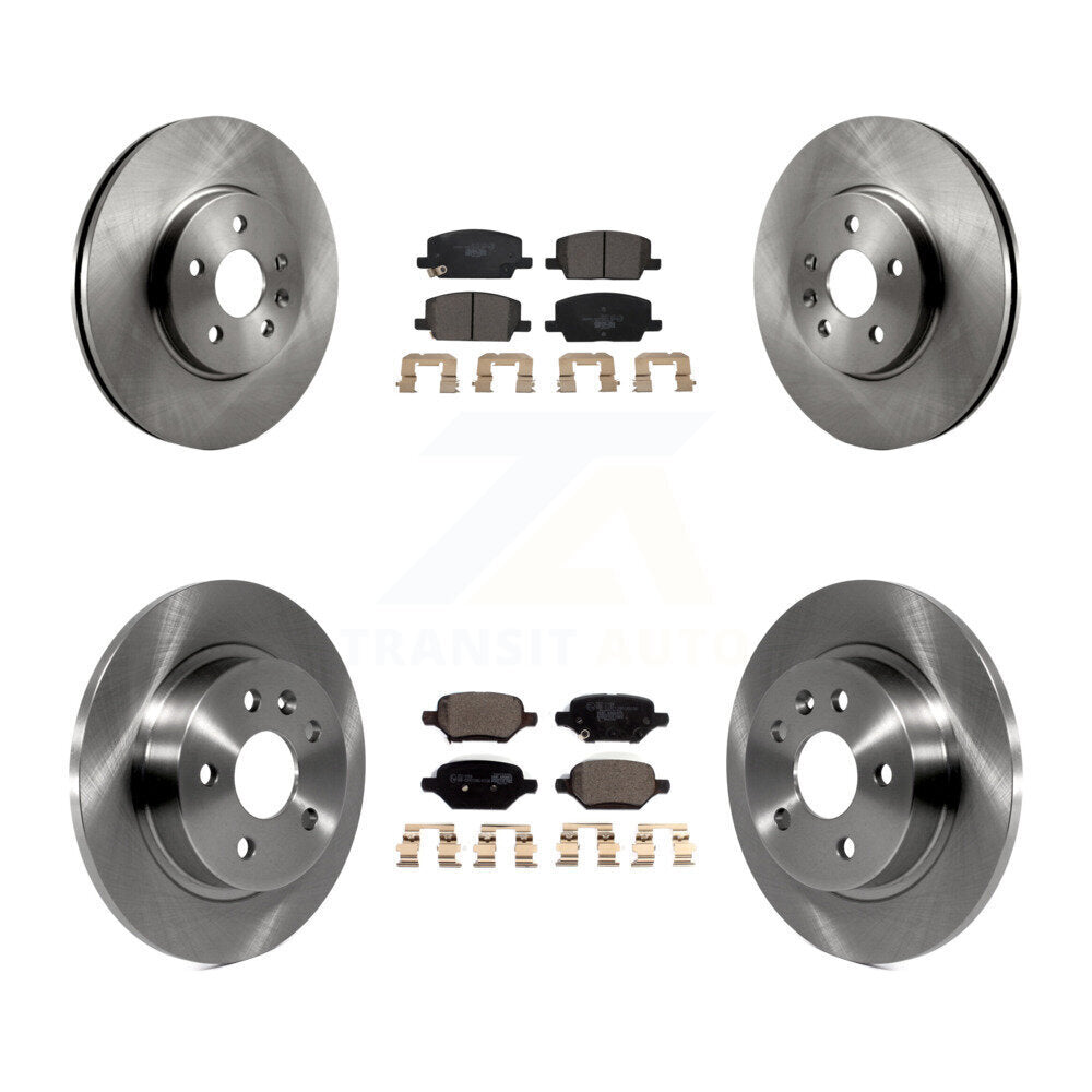 Rotors de frein à disque avant et arrière et Kit de plaquettes en céramique pour Buick Encore Chevrolet Tra
