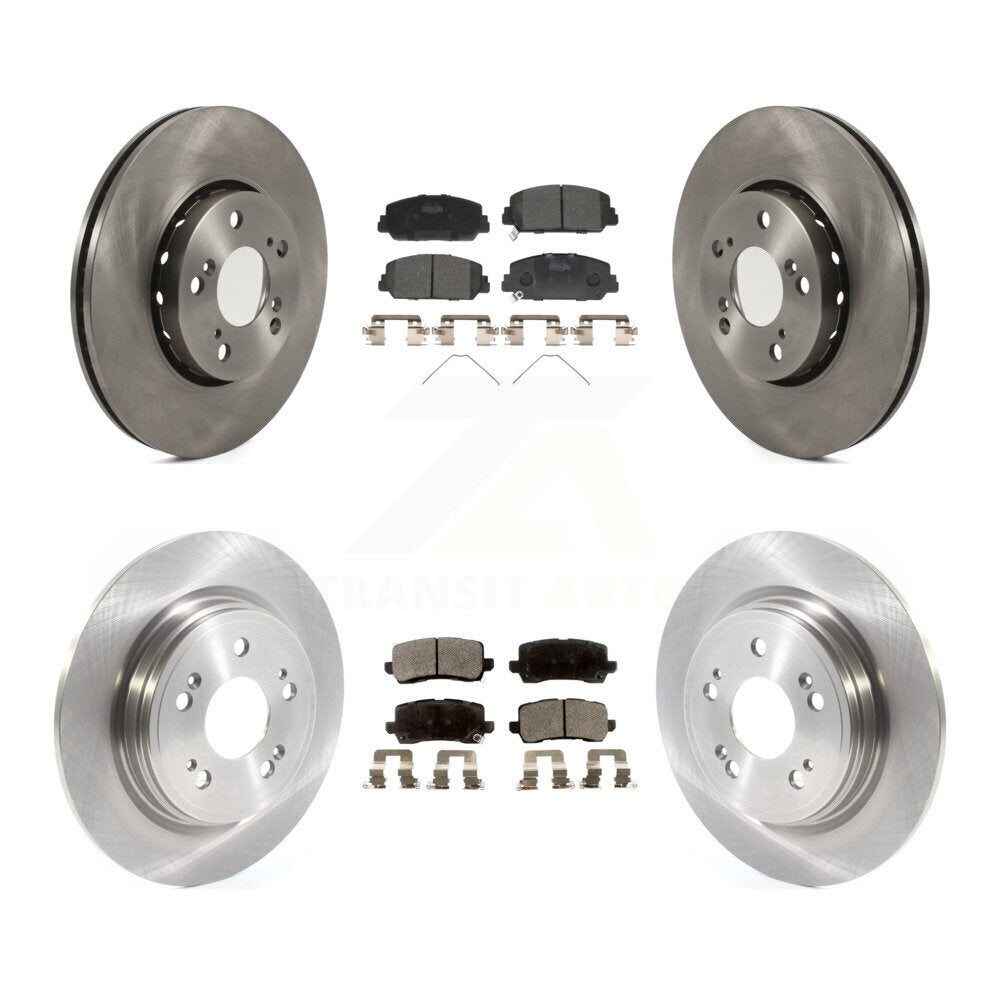 Kit de rotors de frein à disque avant et arrière et plaquettes en céramique pour Acura RLX K8T-103385