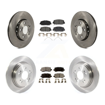 Kit de rotors de frein à disque avant et arrière et plaquettes en céramique pour Acura RLX K8T-103385