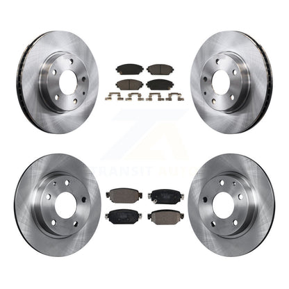 Kit de rotors de frein à disque avant et arrière et plaquettes en céramique pour Mazda CX-3 FWD 2019 – 2022