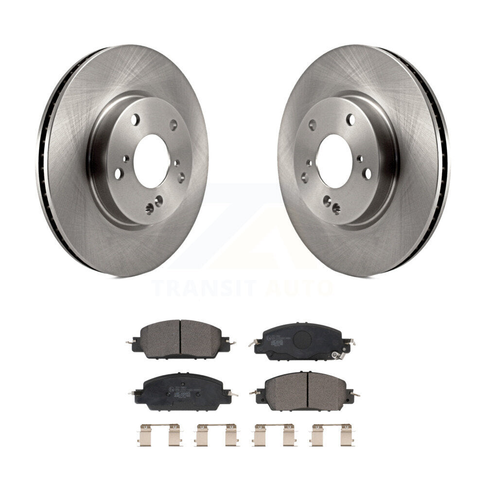 Kit de rotors de frein à disque avant et de plaquettes en céramique pour Honda Accord LX-S 2017