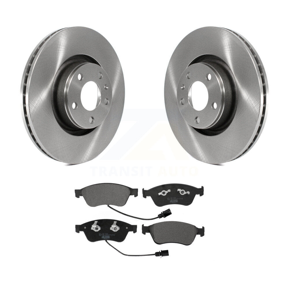 Kit de disques de frein à disque avant et plaquettes en céramique pour Audi A8 Quattro K8T-103423
