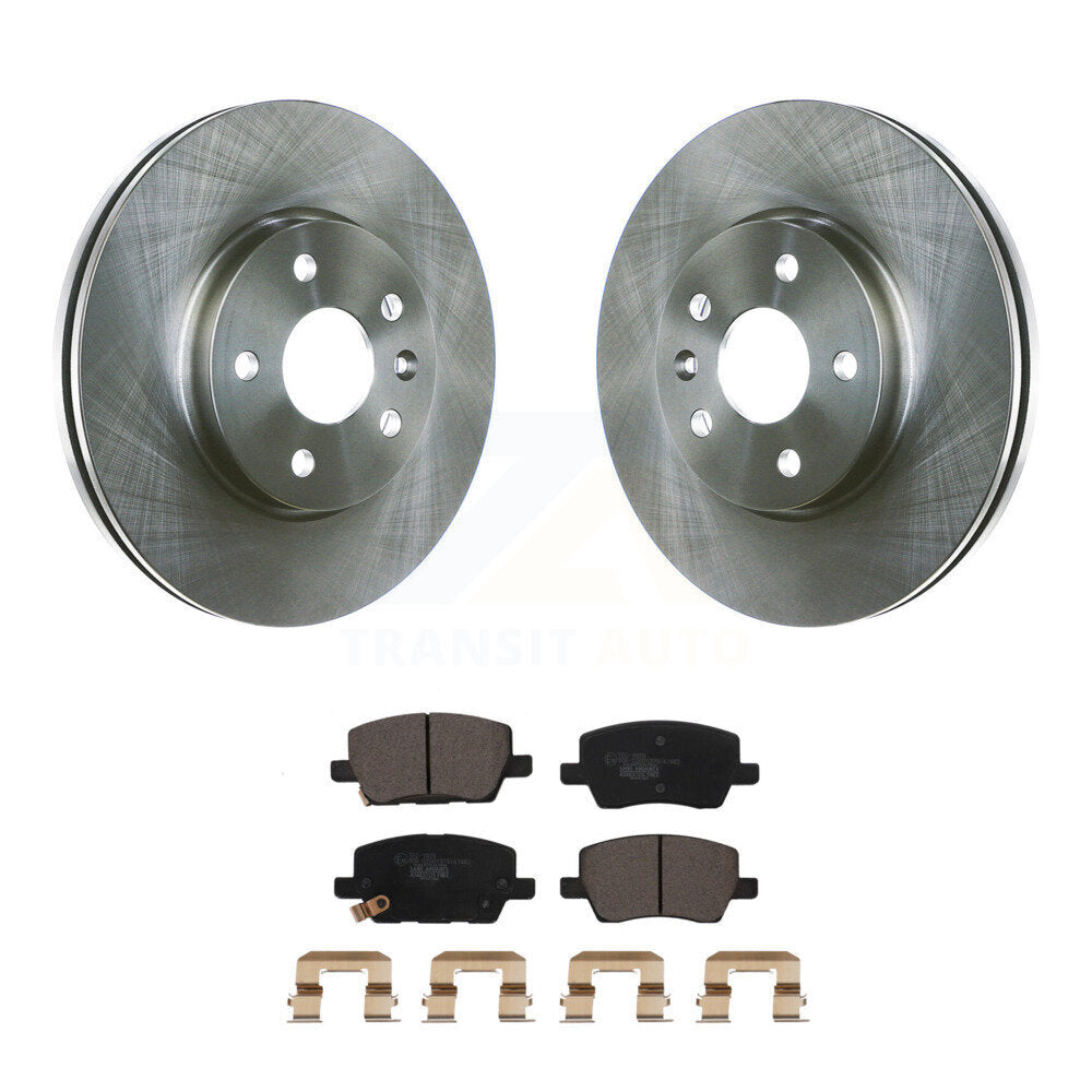 Kit de disques de frein à disque avant et plaquettes en céramique pour Chevrolet Sonic 2018-2020