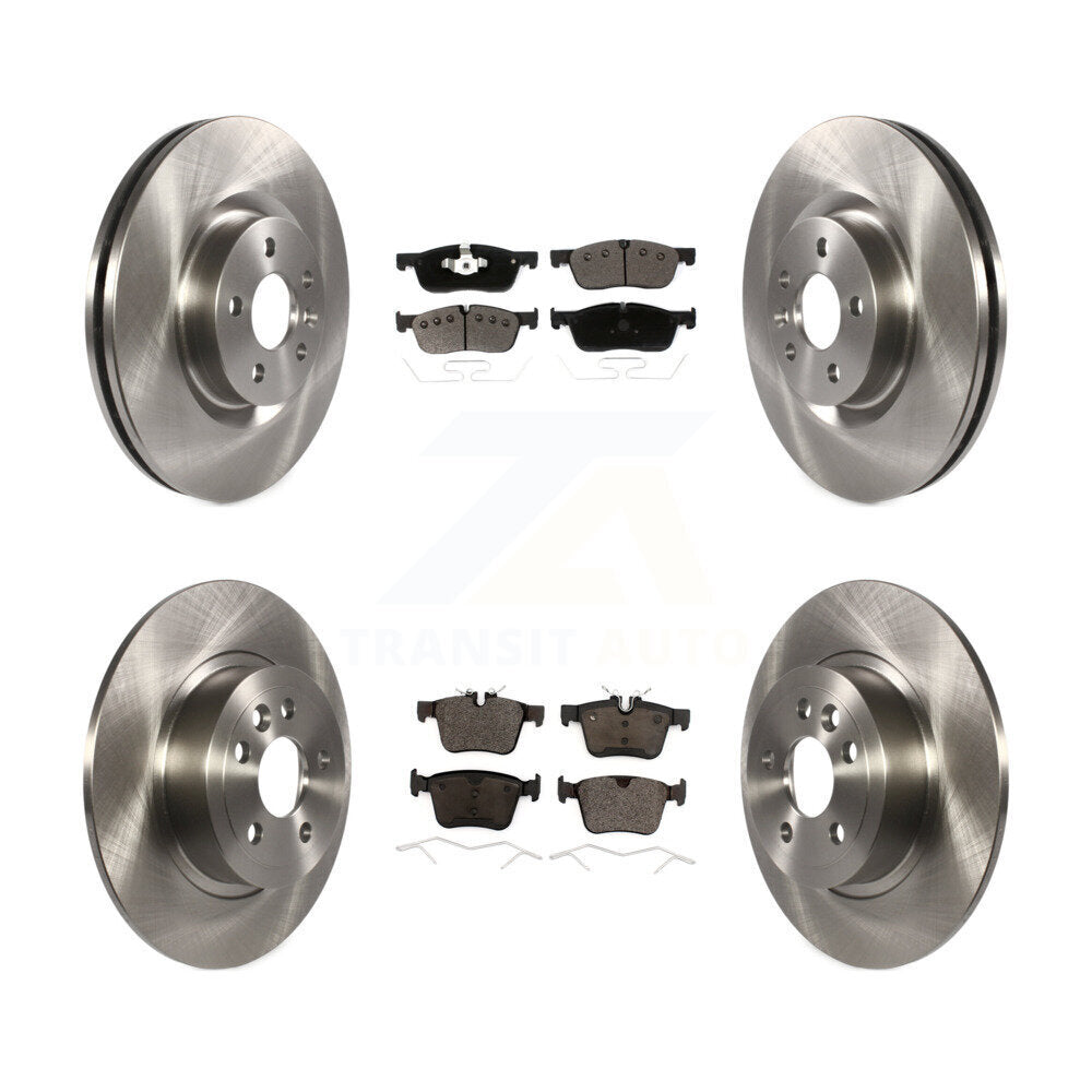 Kit de rotors de frein à disque avant et arrière et plaquettes en céramique pour Land Rover Range Evoque