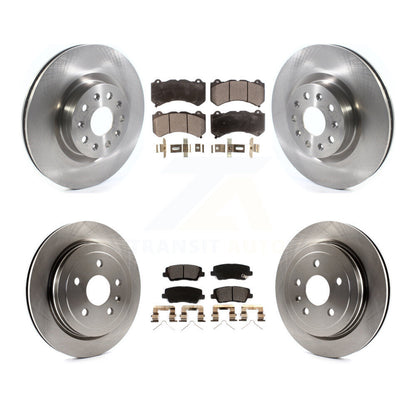 Kit de rotors de frein à disque avant et arrière et plaquettes en céramique pour Cadillac CTS K8T-103439