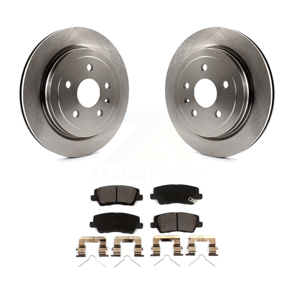 Kit de disques de frein à disque arrière et plaquettes en céramique pour Cadillac CTS K8T-103444
