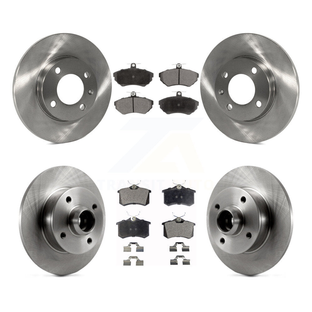 Kit de plaquettes en céramique pour disques de frein avant et arrière, pour Volkswagen Golf 96, avec 4 roues à écrous