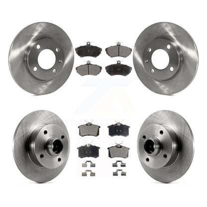 Kit de plaquettes en céramique pour disques de frein avant et arrière, pour Volkswagen Golf 96, avec 4 roues à écrous