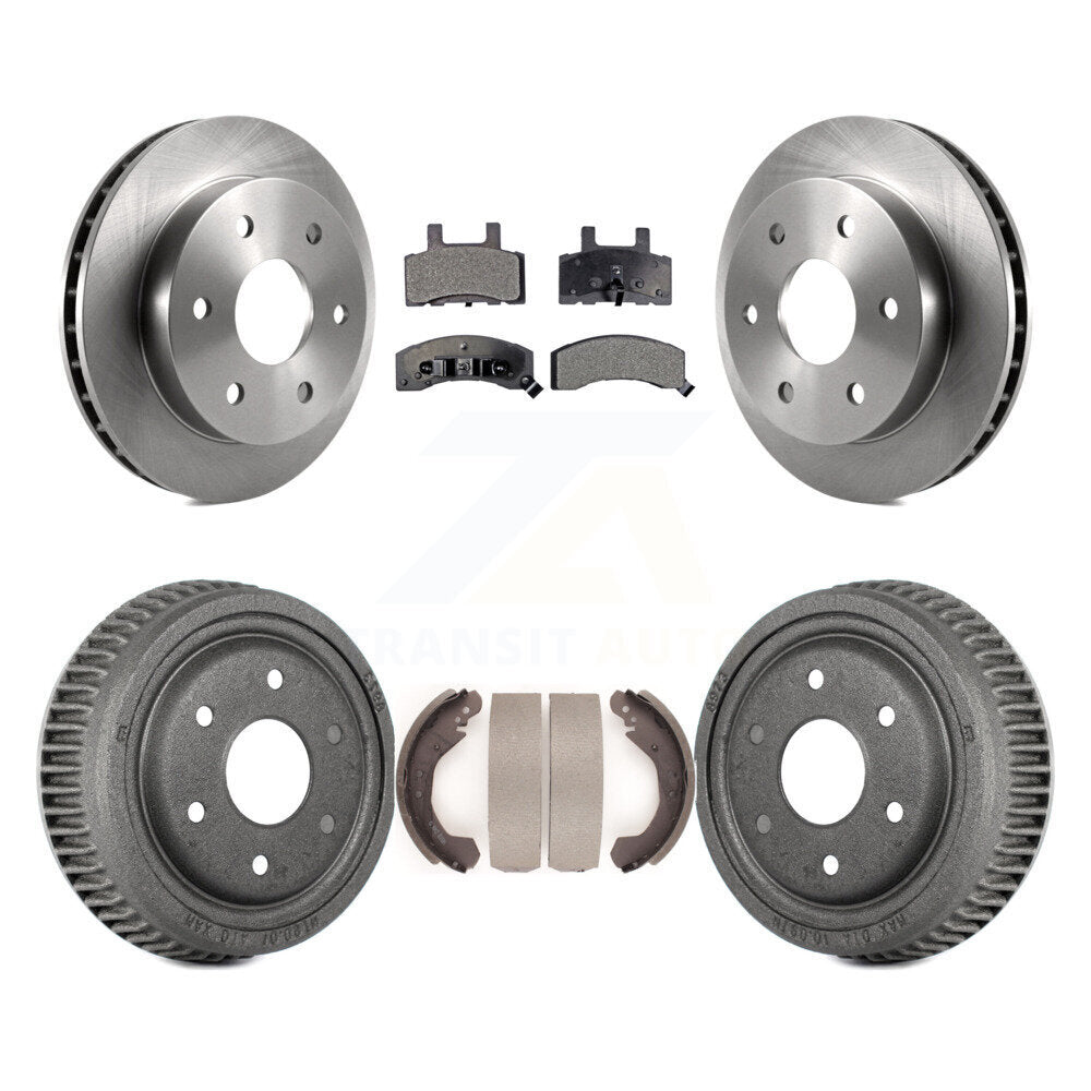 Kit de tambour de tampon en céramique de Rotor de frein avant et arrière pour GMC Yukon avec 10 "de diamètre