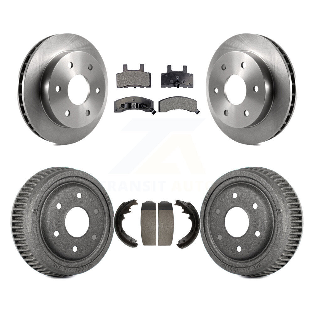Kit de tambour de tampon en céramique de Rotor de frein avant et arrière pour GMC Yukon avec 11 "de diamètre