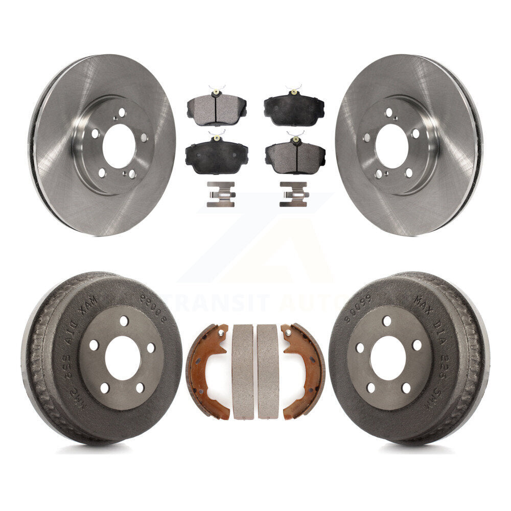 Kit de tampons et de tambour en céramique, Rotor de frein à disque avant et arrière, pour Ford Taurus Mercury Sabl