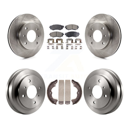 Kit de plaquettes et de tambour en céramique pour Rotor de frein avant et arrière, pour Nissan Sentra 2002 2006 1.8