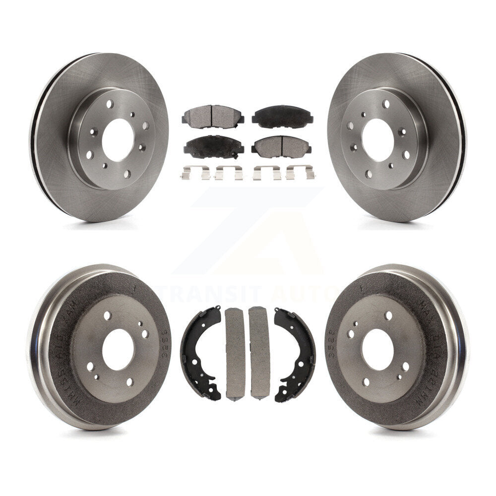Kit de plaquettes et de tambour en céramique, Rotor de frein avant et arrière, pour Honda Accord coupé avec 2.3