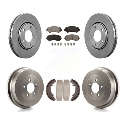 Kit de plaquettes et de tambour en céramique, Rotor de frein avant et arrière, pour Dodge caravane Grand Chrysler