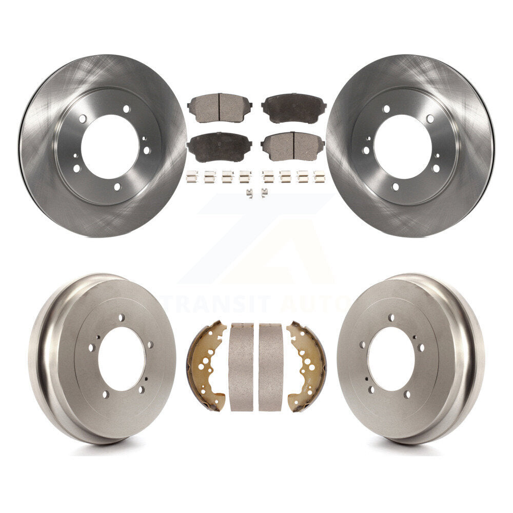 Rotors de frein à disque avant et arrière, plaquettes en céramique et Kit de batterie pour Suzuki XL-7
