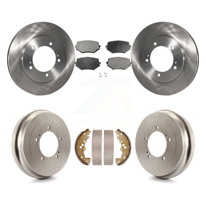 Rotors de frein à disque avant et arrière, Kit de tampons et de tambour en céramique pour Suzuki XL-7 Grand Vitar