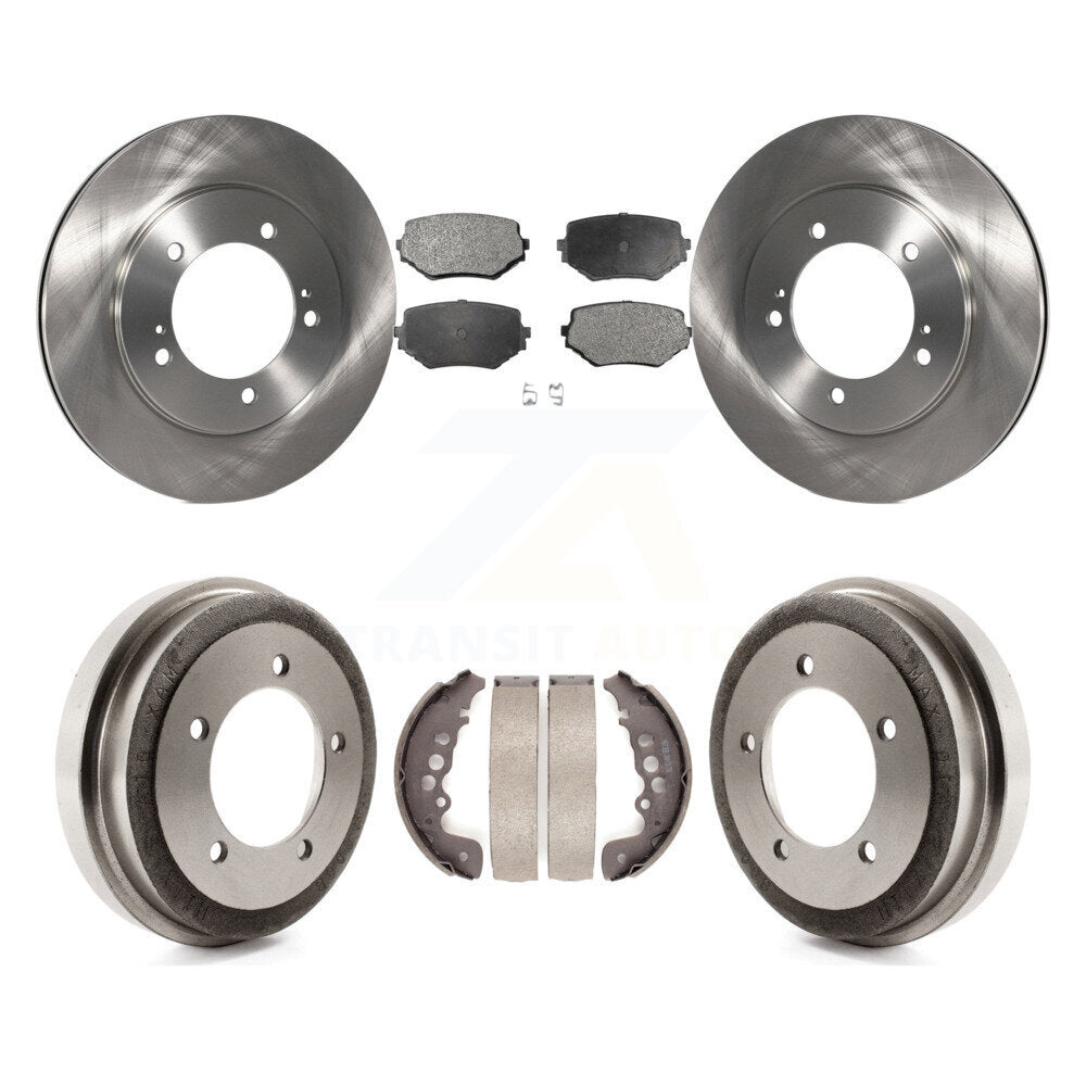 Rotors de frein à disque avant et arrière, plaquettes en céramique et Kit de batterie pour Suzuki Grand Vitara