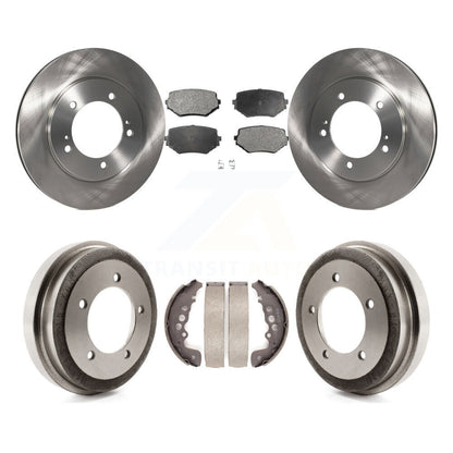 Rotors de frein à disque avant et arrière, plaquettes en céramique et Kit de batterie pour Suzuki Grand Vitara