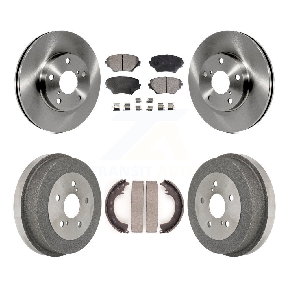 Kit de tambour de tampon en céramique de Rotor de frein avant et arrière pour moteur à gaz Toyota RAV4 2001-2002
