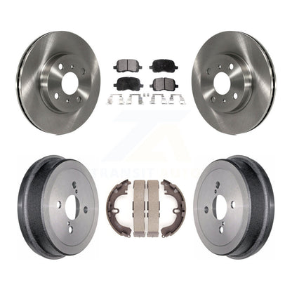 Kit de plaquettes et de tambour en céramique, Rotor de frein avant et arrière, pour Toyota Corolla Chevrolet Priz