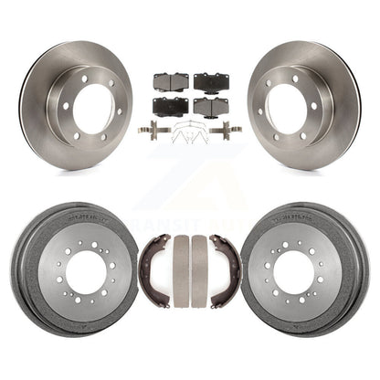 Rotors de frein à disque avant et arrière, plaquettes en céramique et Kit de batterie pour Toyota 4Runner Tacom