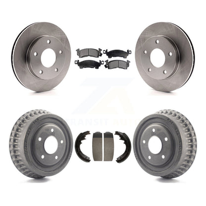 Rotors de frein à disque avant et arrière, plaquettes en céramique et Kit de batterie pour GMC Jimmy K8T-103718