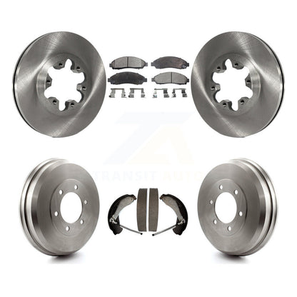 Kit de plaquettes et de tambour en céramique, Rotors de frein avant et arrière, pour Chevrolet Colorado GMC Canyo