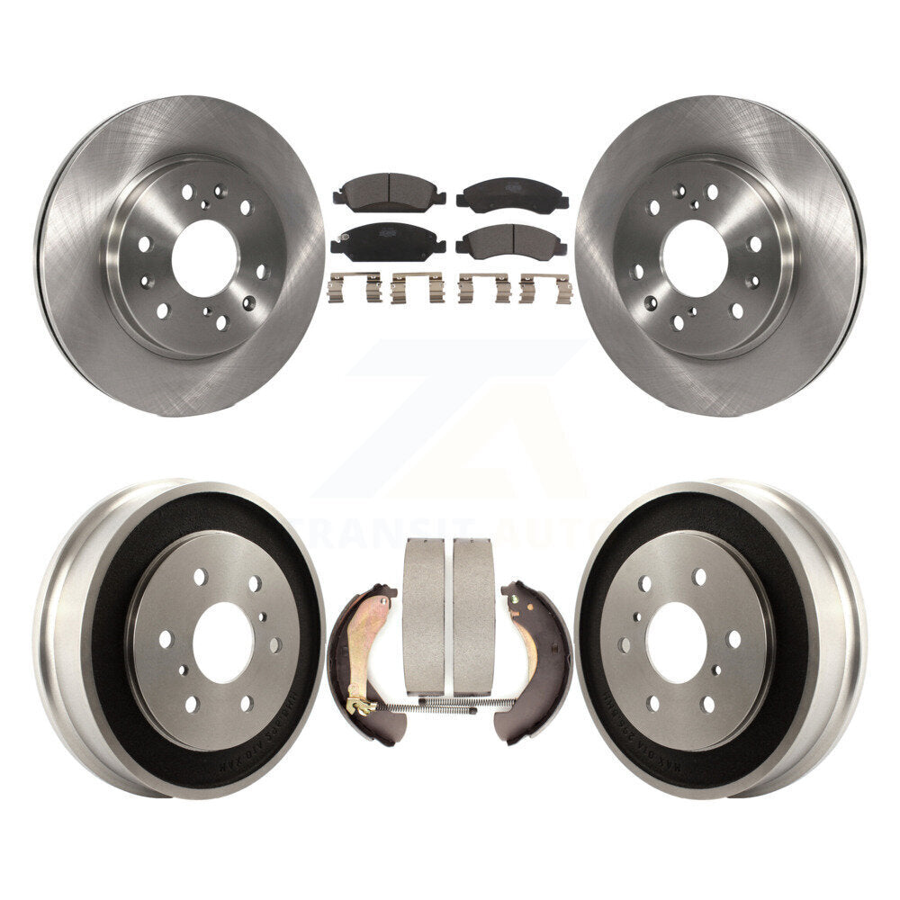 Kit de plaquettes et de tambour en céramique, Rotor de frein avant et arrière, pour Chevrolet GMC Silverado 150