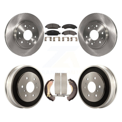 Kit de plaquettes et de tambour en céramique, Rotor de frein avant et arrière, pour Chevrolet GMC Silverado 150