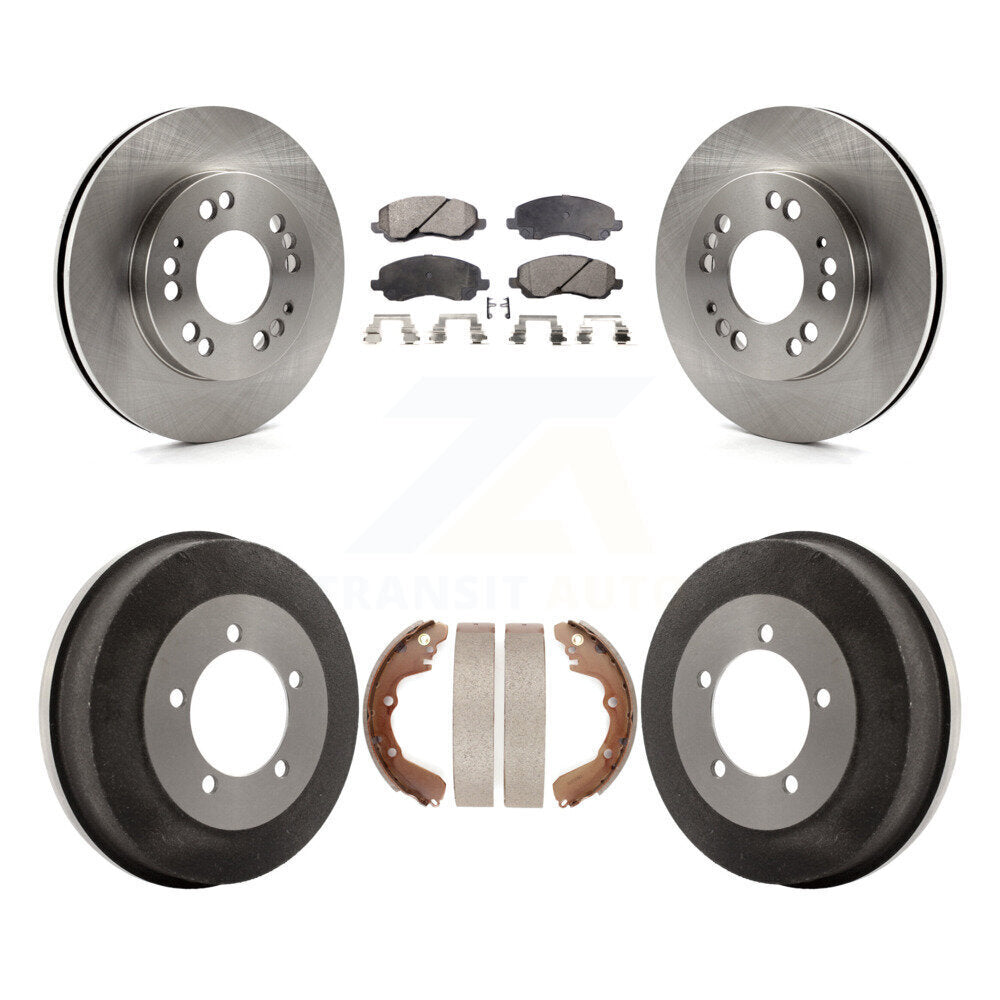 Kit de plaquettes et de tambour en céramique, Rotor de frein avant et arrière, pour Mitsubishi Eclipse Galant 2.4