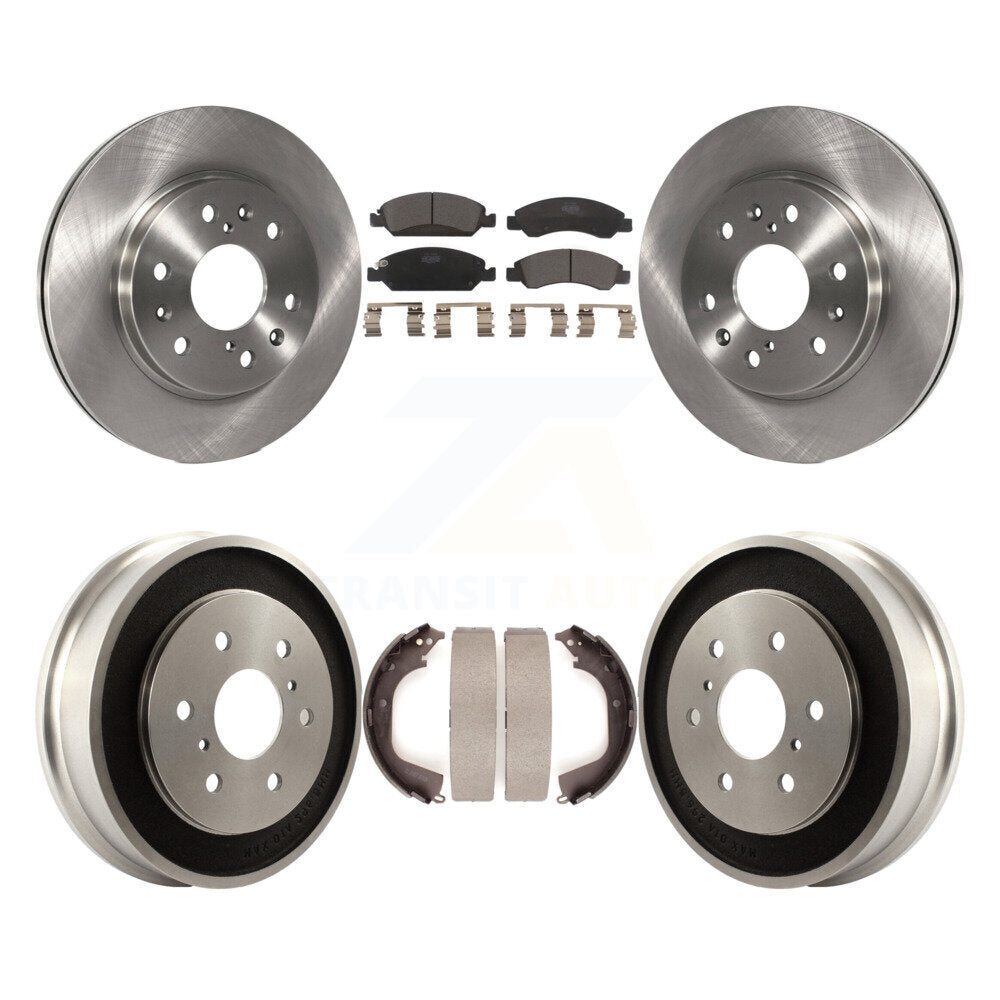 Kit de plaquettes et de tambour en céramique, Rotor de frein avant et arrière, pour Chevrolet Silverado 1500 GM