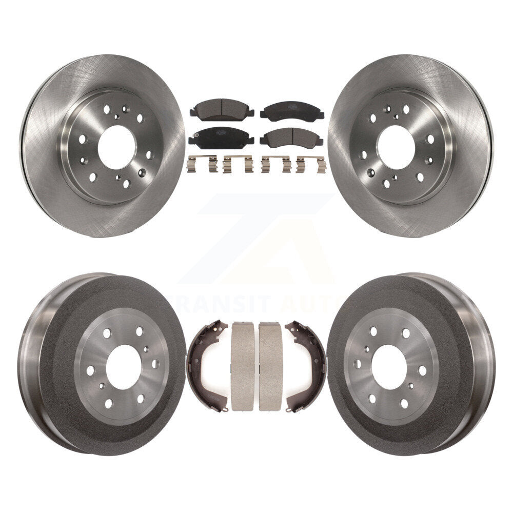 Rotor de frein à disque avant et arrière, tampons en céramique et Kit de tambour pour GMC Sierra 1500 Chevrole