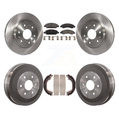 Rotor de frein à disque avant et arrière, tampons en céramique et Kit de tambour pour GMC Sierra 1500 Chevrole
