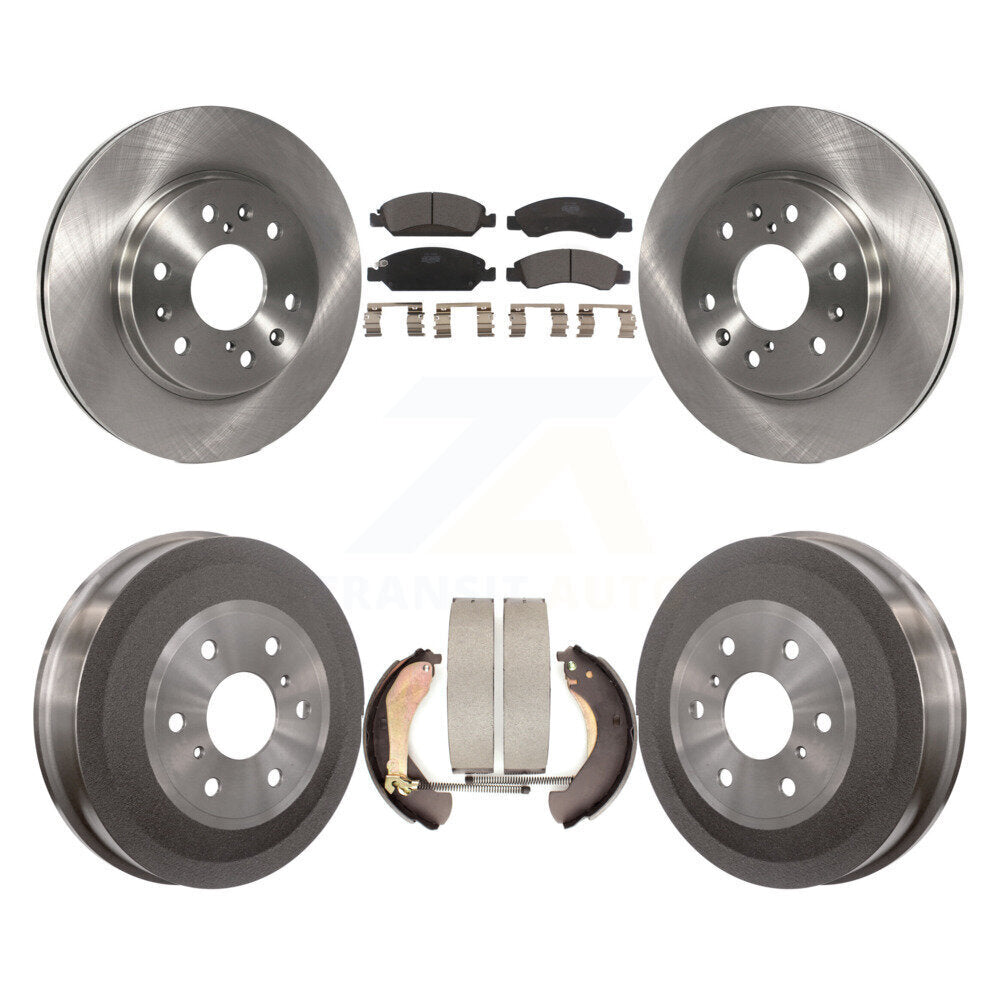 Kit de plaquettes et de tambour en céramique, Rotor de frein avant et arrière, pour Chevrolet Silverado 1500 GM