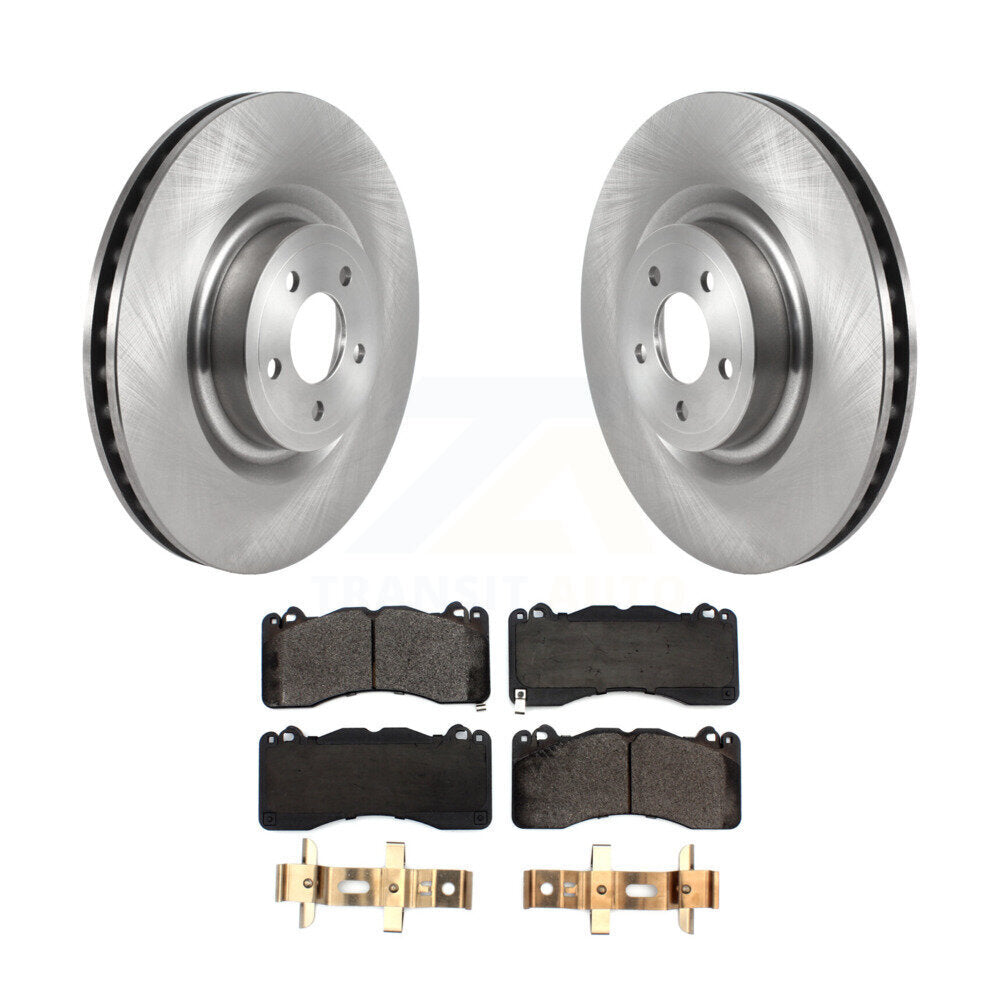 Kit de disques de frein à disque avant et plaquettes en céramique pour Ford Mustang K8T-103824