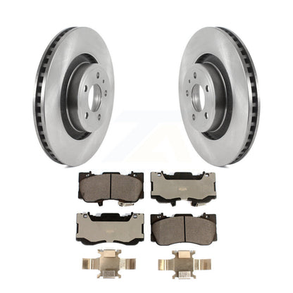 Kit de disques de frein à disque avant et plaquettes en céramique pour Ford Mustang K8T-103825