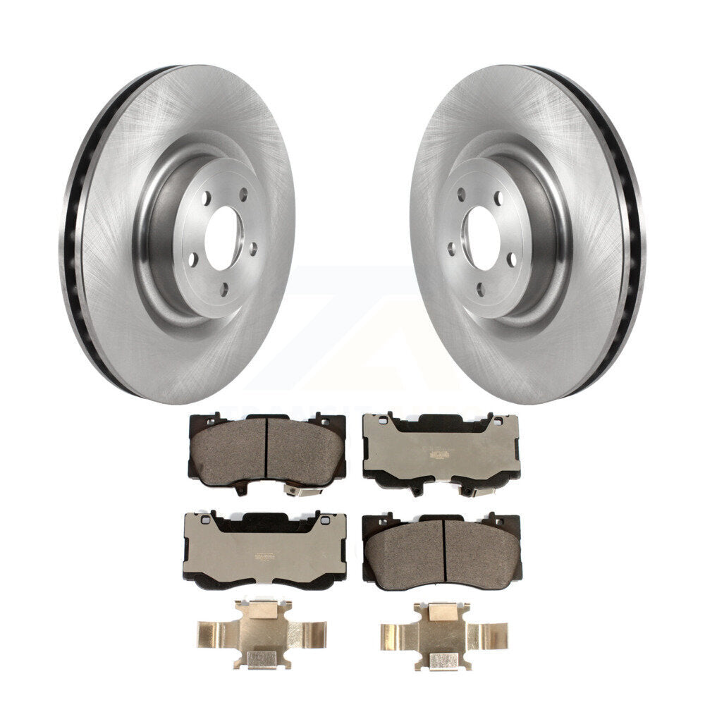 Kit de disques de frein à disque avant et plaquettes en céramique pour Ford Mustang K8T-103826