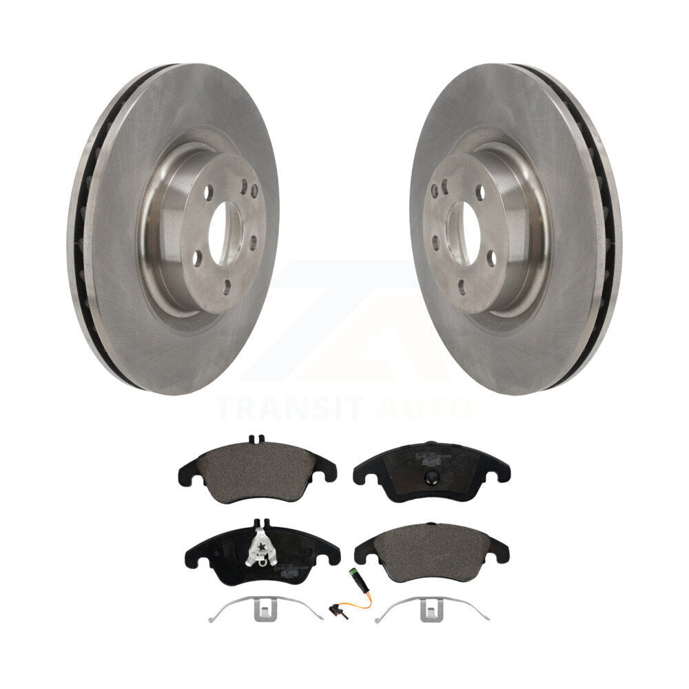Kit de rotors de frein à disque avant et plaquettes en céramique pour Mercedes-Benz E400 E550 C250
