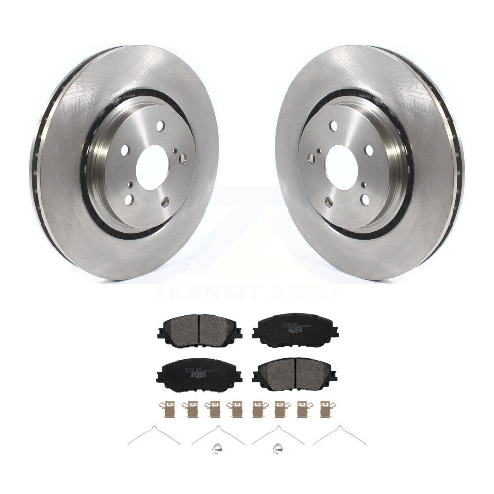 Rotors de frein avant et kit de plaquettes en céramique pour Toyota Camry XSE 20-23 avec emballage TRD