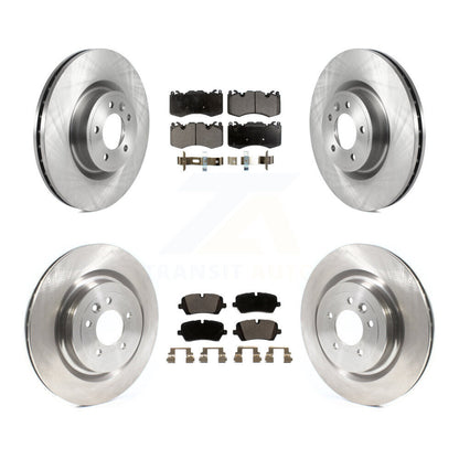 Kit de rotors de frein à disque avant et arrière et plaquettes en céramique pour Land Rover Range Sport