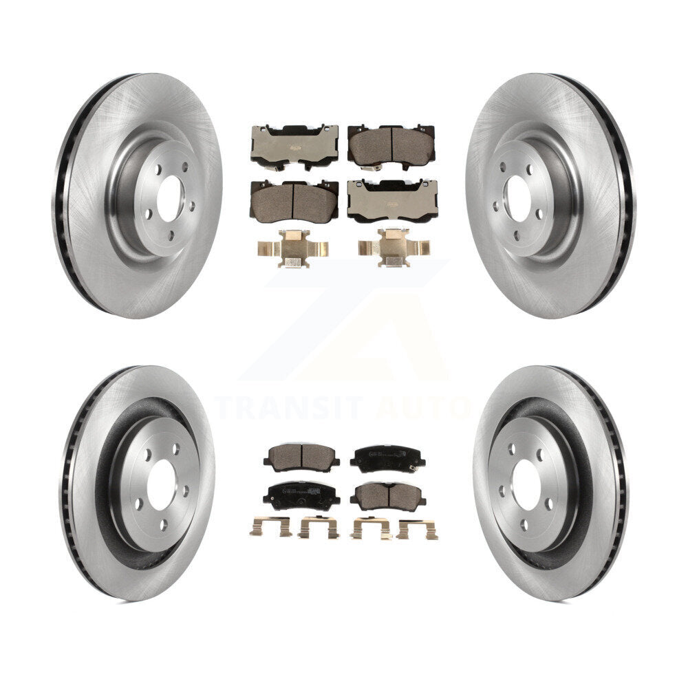 Kit de plaquettes en céramique pour Rotor de frein avant et arrière, pour Ford Mustang 20 sans frein Brembo